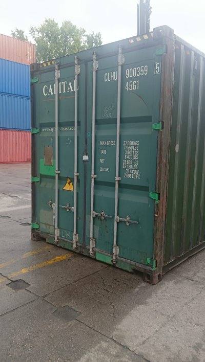 VARŠAVA, 40´HC, CARGO WORTHY, 1550€ = 37800KČ